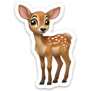 fawn sticker