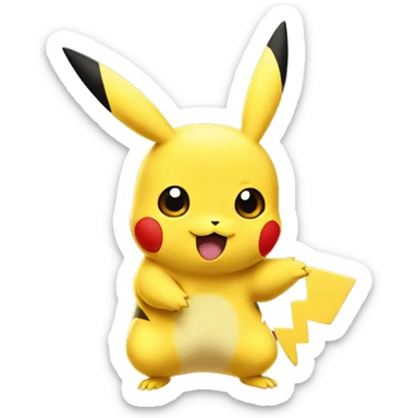 Pikachu sticker