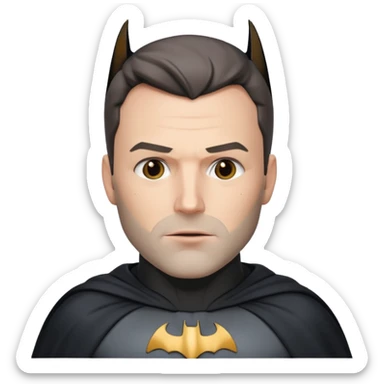 ben affleck batman sticker