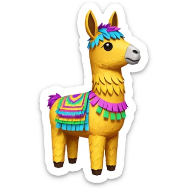 Loot llama Pinata sticker