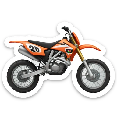 Moto cross  sticker