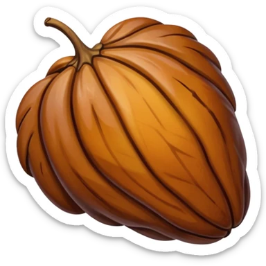 single small wrinkled dried grape raisin warm brown with cognac touch soft slightly translucent surface no wooden stick sticker