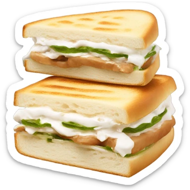 make me a white sandwich with indian cream sticker