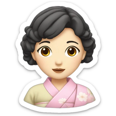 kyoto girl sticker