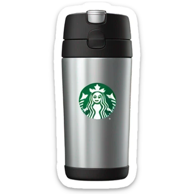 Starbucks coffee thermos sticker