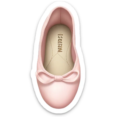 Pale pink ballet shoes sticker