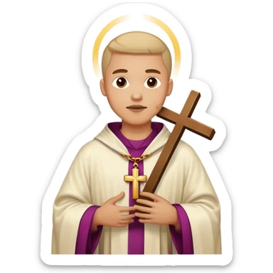 Un nazareno de semana santa sticker
