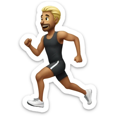 running 3 mil sticker