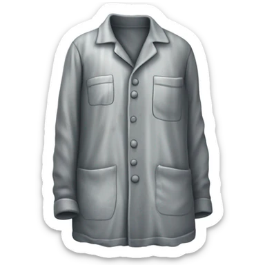 Old grey pajamas with stains sticker