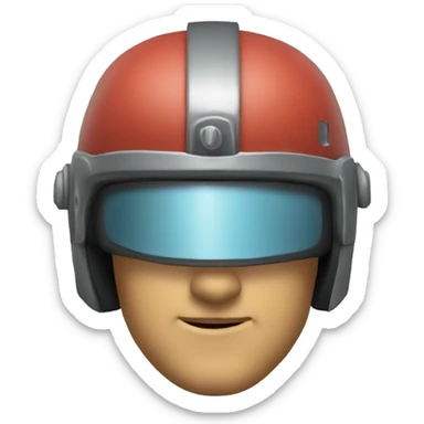 Casque de fer sticker