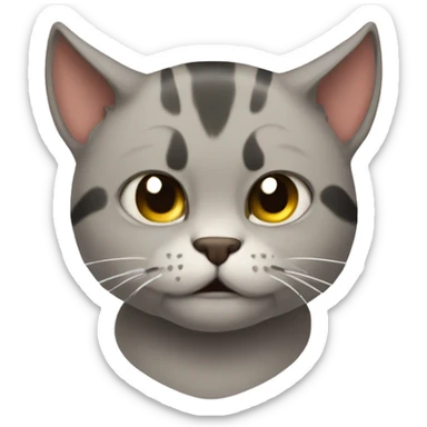 Gato musculoso  sticker