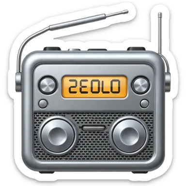 radio sticker