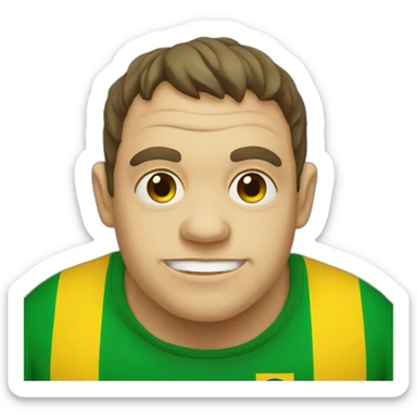 Quasimodo with a brazilian flag sticker