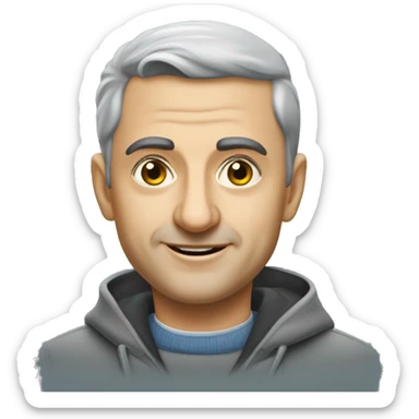 Serhiy Zhadan and trolleybus  sticker