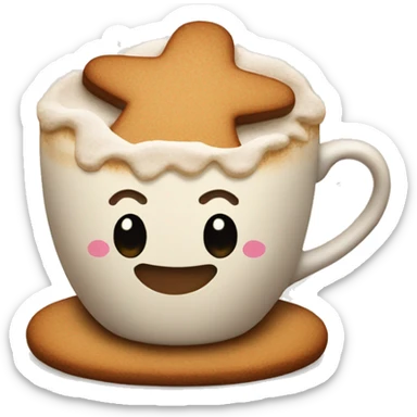 Gingerbread latte sticker