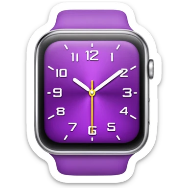 purple relógio sticker