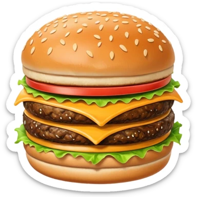 burger leftover sticker