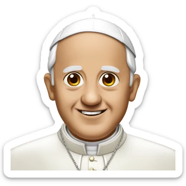 pope francis sticker