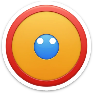 big minimal centered dot color #666687, 18px width and height sticker