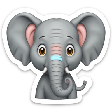  Elephant sticker