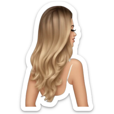 khloe-kardashian-from-behind sticker