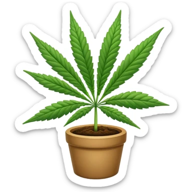 cannabis sticker