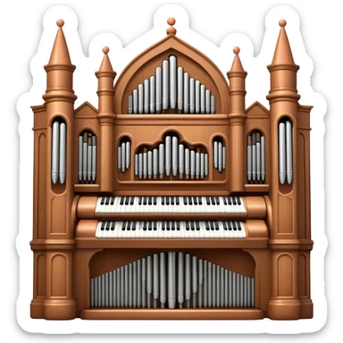 Pipe organ sticker