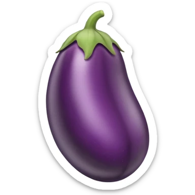 eggplant sticker