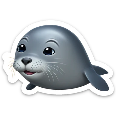 seal with whale sticker