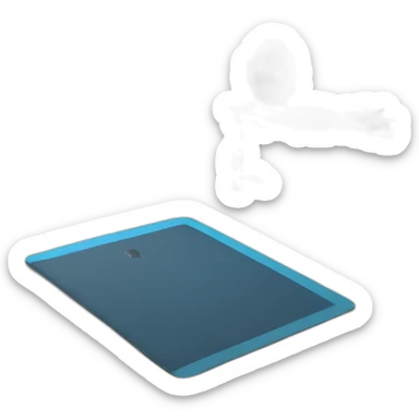 gym mat at home sticker