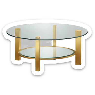Golden-band-glass-coffee-table sticker