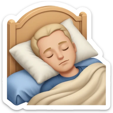Monsieur qui dort  sticker
