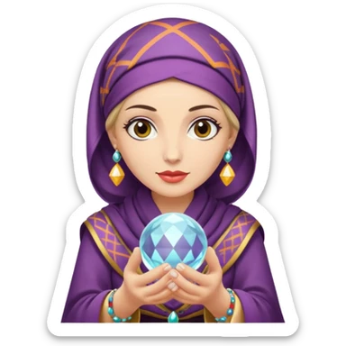 fortune teller sticker