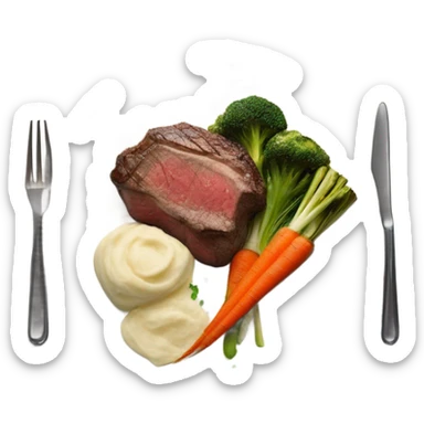 Dinner sticker