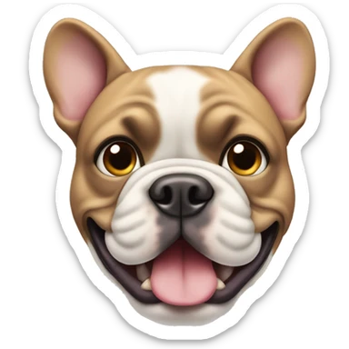 French bull dog sticker