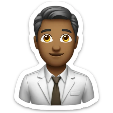 emprendedor asustado sticker