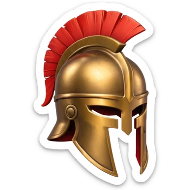 Casco espartano emoji sticker