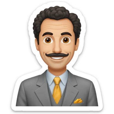 borat very nice sticker