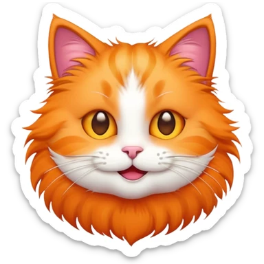 cat emoji with star eyes sticker