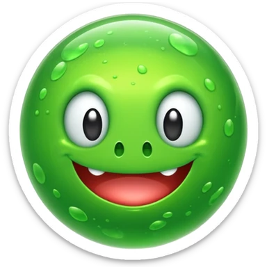 Slime en sphère sticker