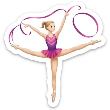 rhythmic gymnastics sticker