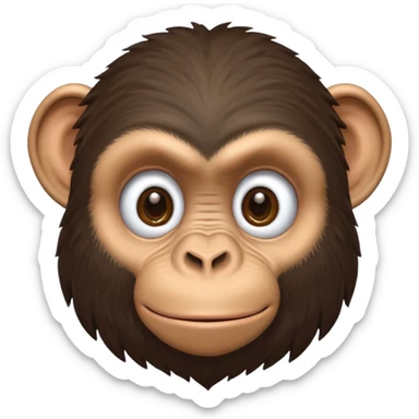 Chimpanzee sticker