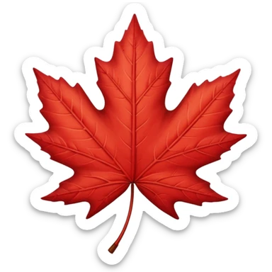 A maple leaf turning bright red in the wind.




























































 sticker