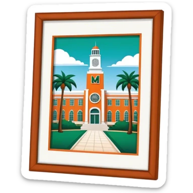 University of Miami sticker