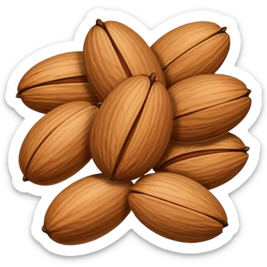 Amandes moins d'amandes sticker