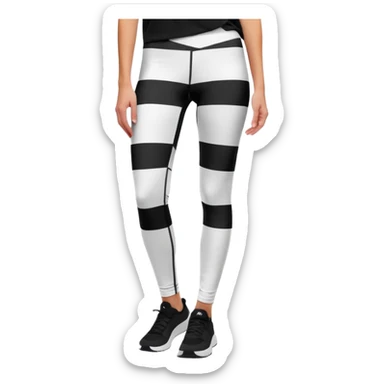 an aesthetic legging/stocking/tight with modern pattern sticker