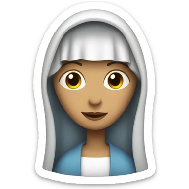 virgin mary sticker