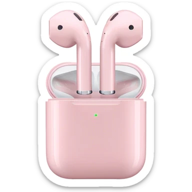 Light Pink AirPods sticker