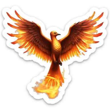 the hunger games the mockingjay wings on fire sticker