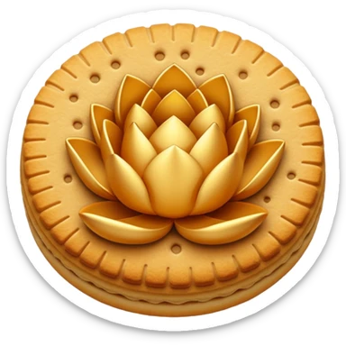 lotus biscuit sticker